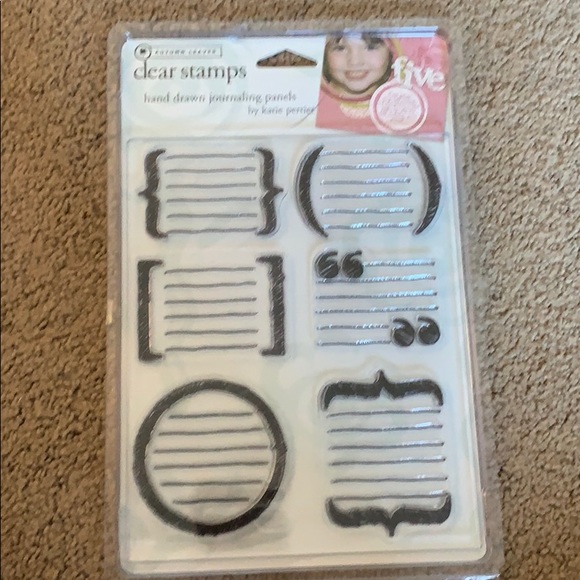 TWO “Clear stamps” journaling panels - Picture 2 of 5